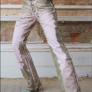 Vaquera Jean in Pink Moss - Jaded London